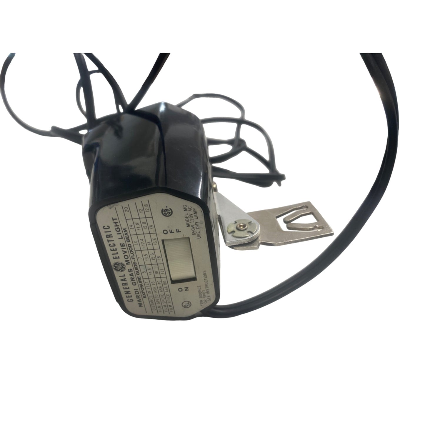 General Electric Mardi Gras MG-2C Movie Light For Super 8 Cameras