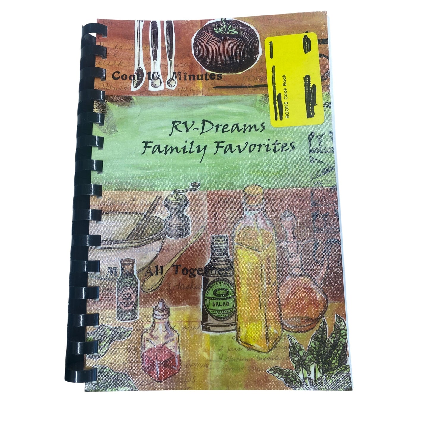 RV-Dreams Family Favorites Cookbook Spiral-Bound 150 Pages