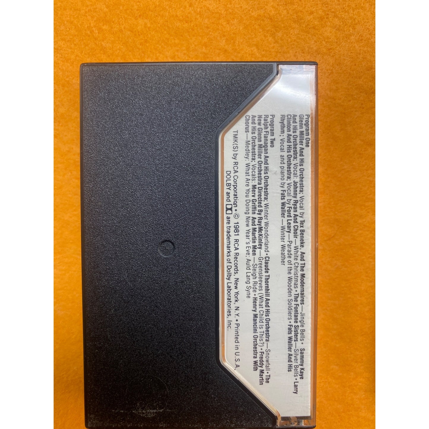 Set Of 3 RCA Christmas Themed Cassette Tapes