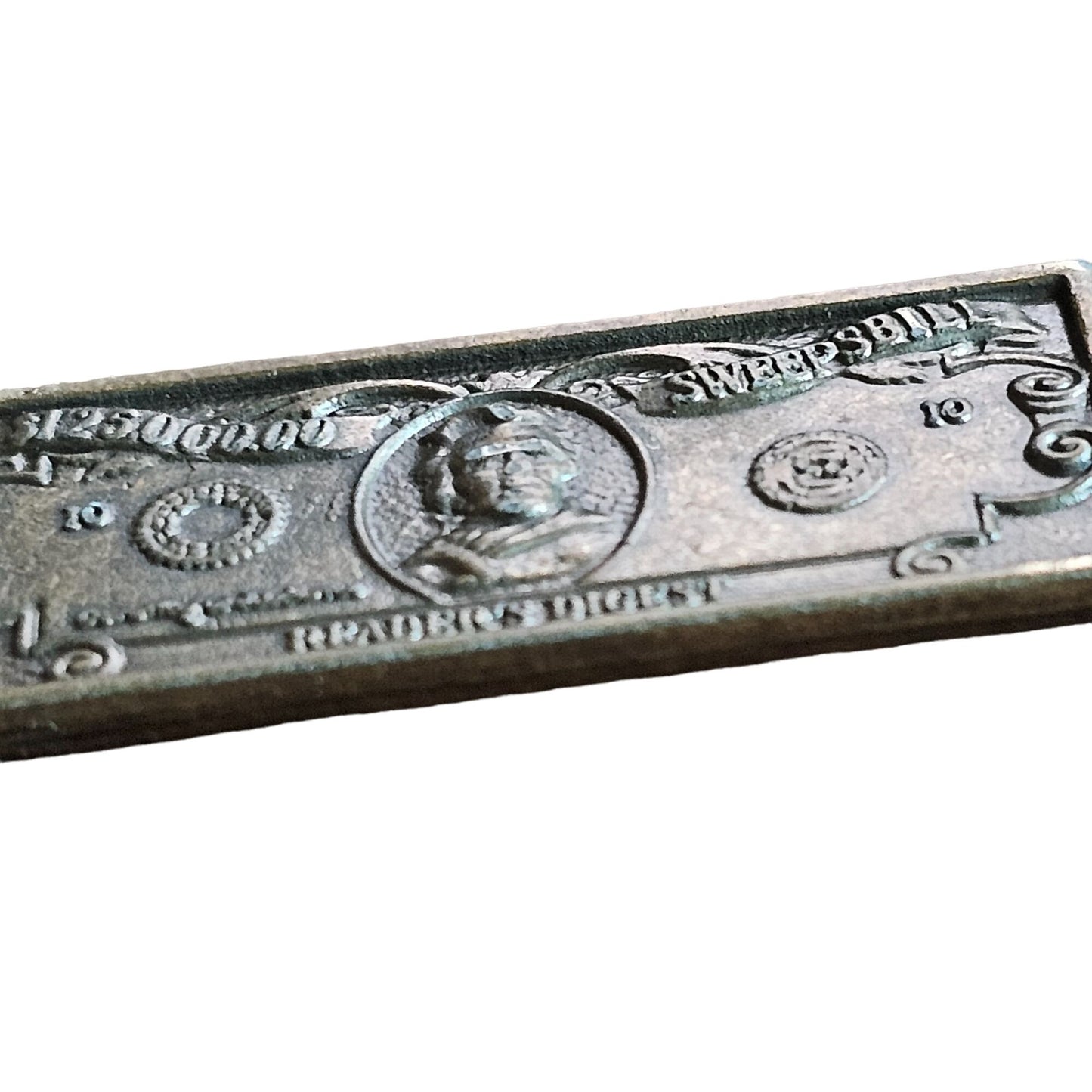 Readers Digest $125000.00 Sweepstake Metal Plaque Collectible Memorabilia