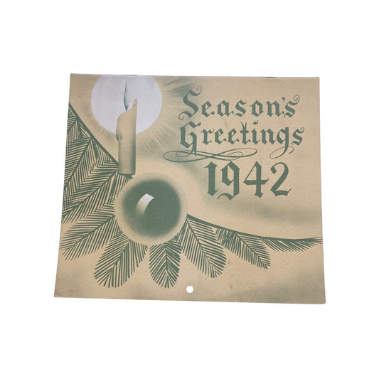 1942 Peters Shoes Calendar