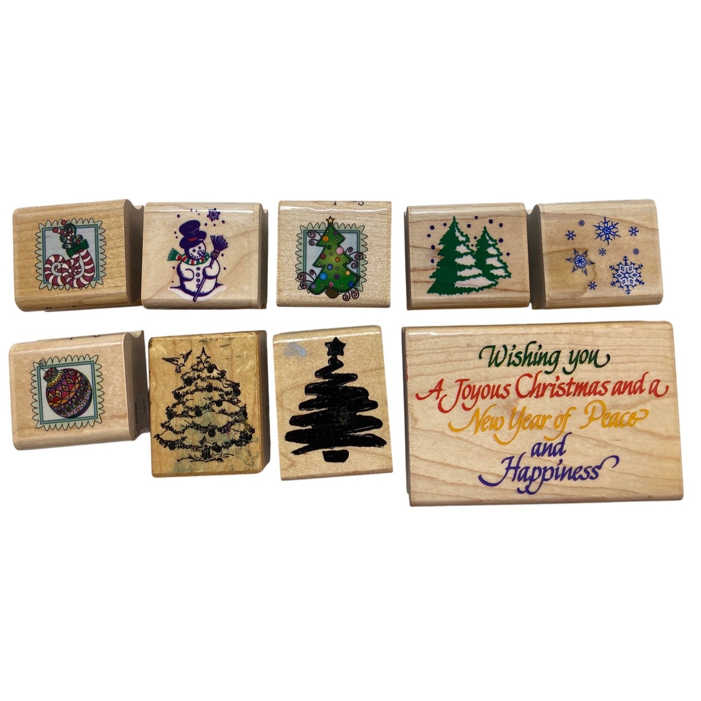 Holiday Rubber Stamps