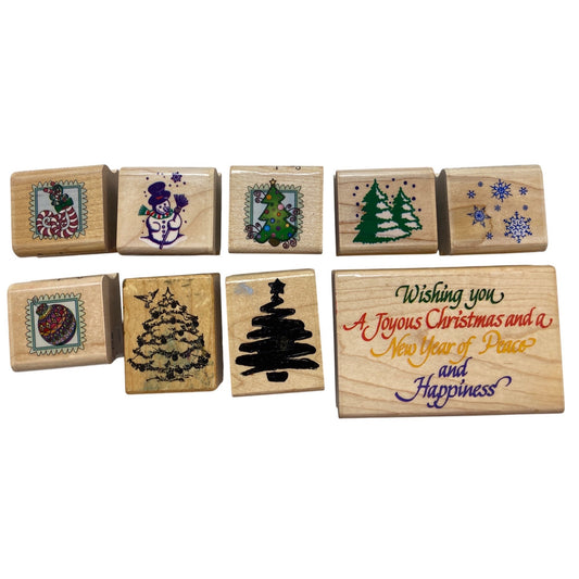 Holiday Rubber Stamps