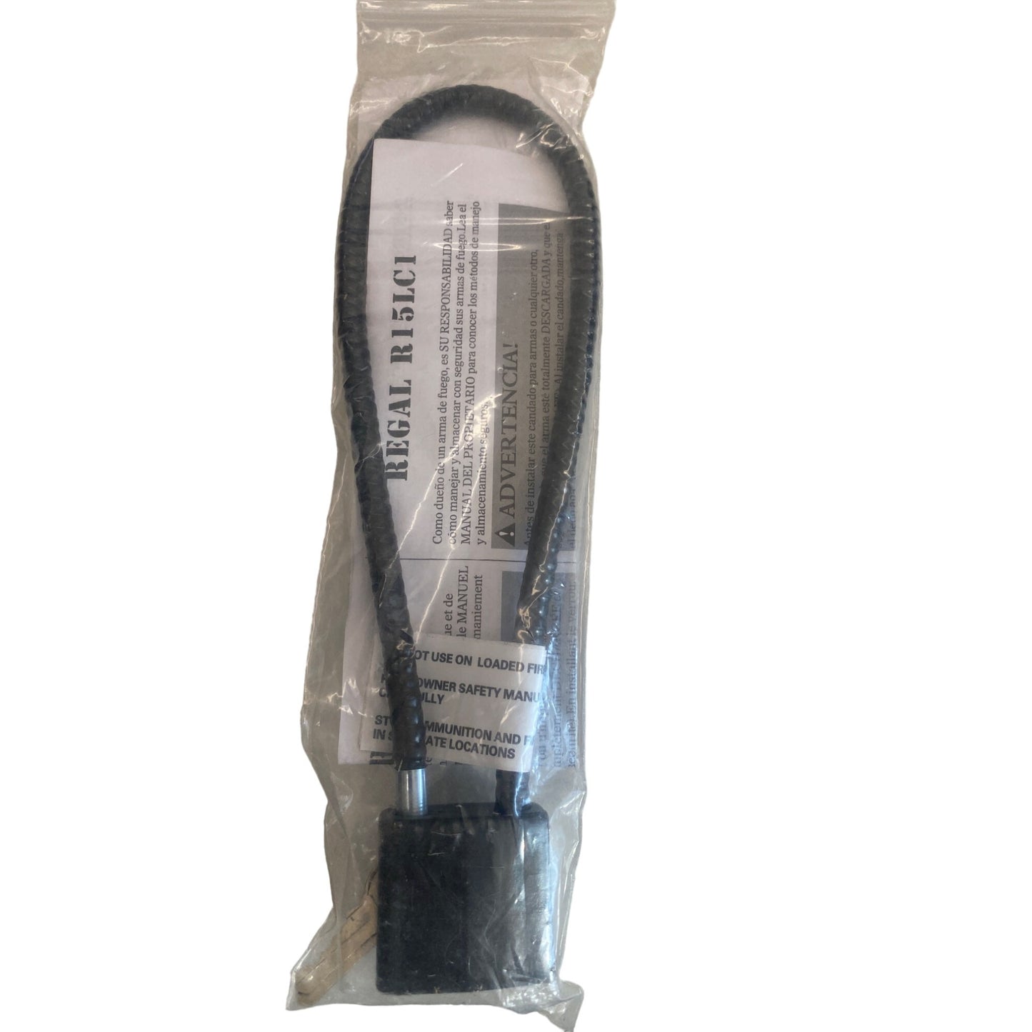 Regal R15LC1 Gun Safety Cable Lock With Keys