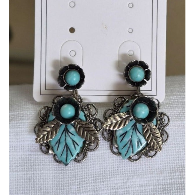 Vintage Screw Back Filigree Earrings