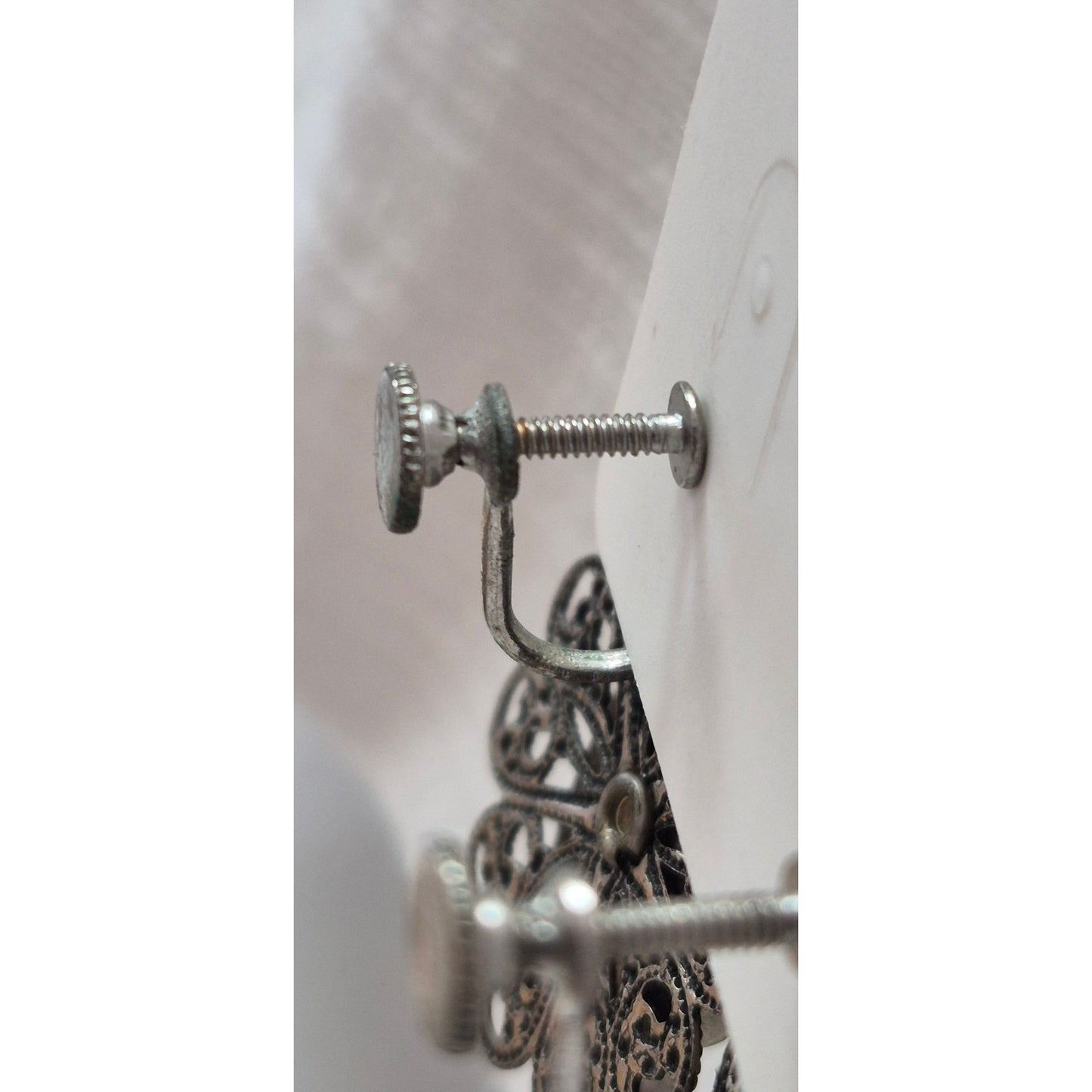 Vintage Screw Back Filigree Earrings