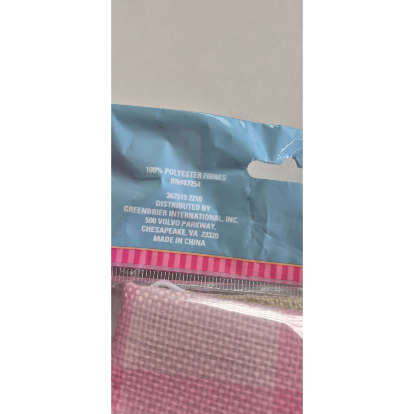 Easter Bunny Pink & White Pillowcase Square  15.48 x 15.48