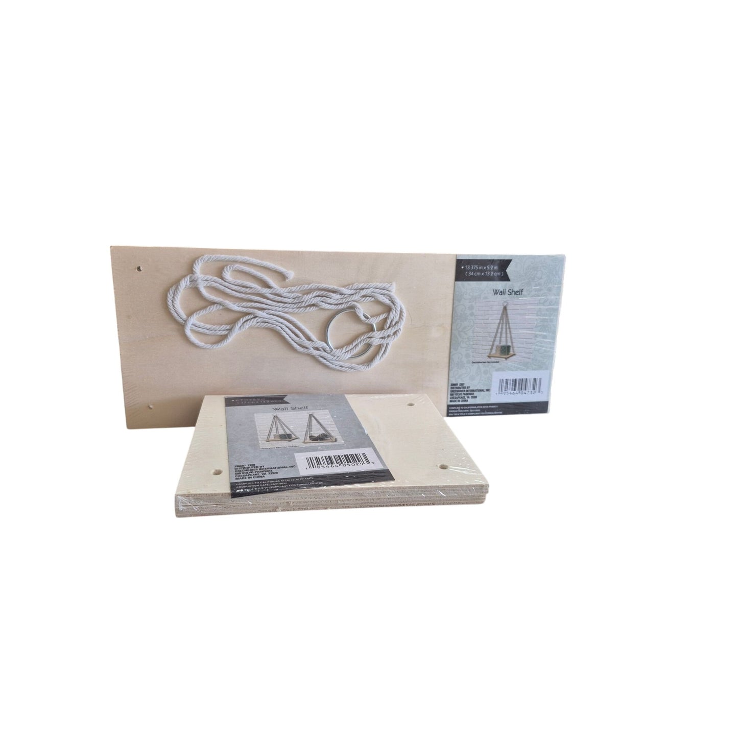 Hanging Macrame Wall Shelf Kits  - SET 2