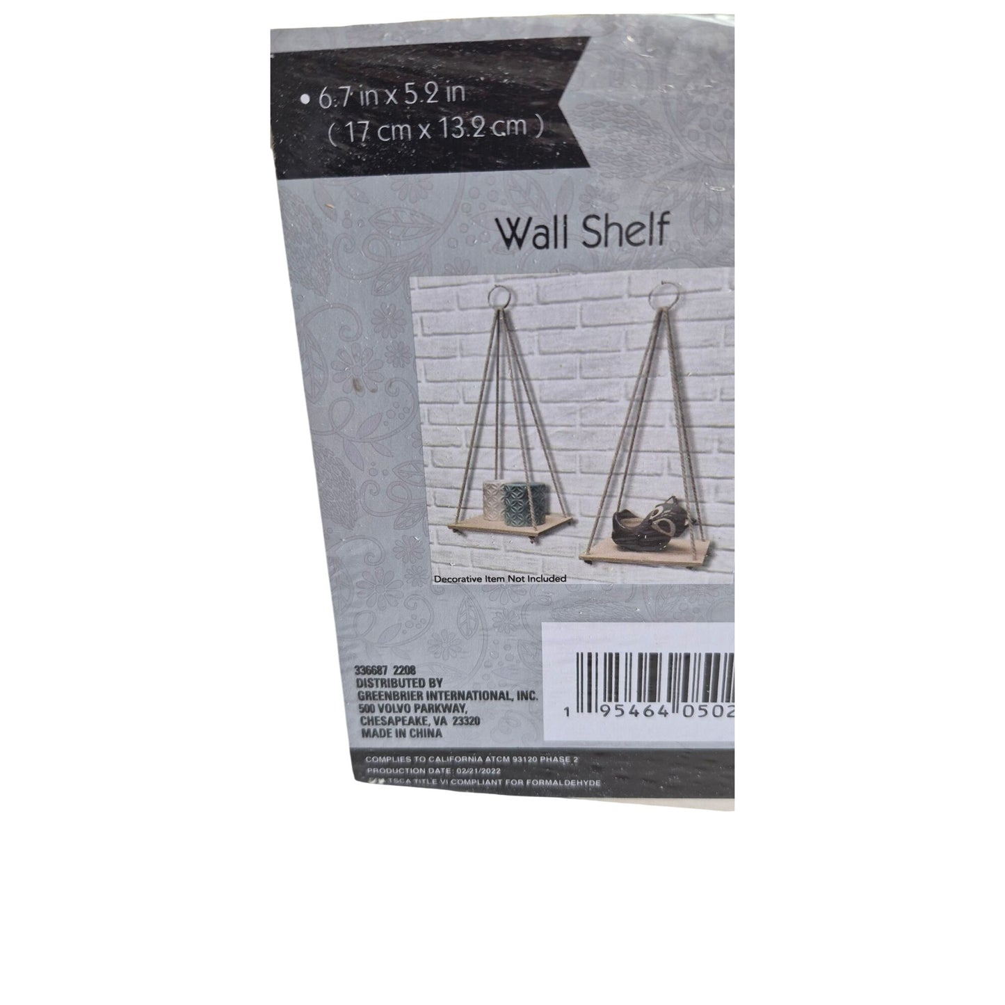 Hanging Macrame Wall Shelf Kits  - SET 2