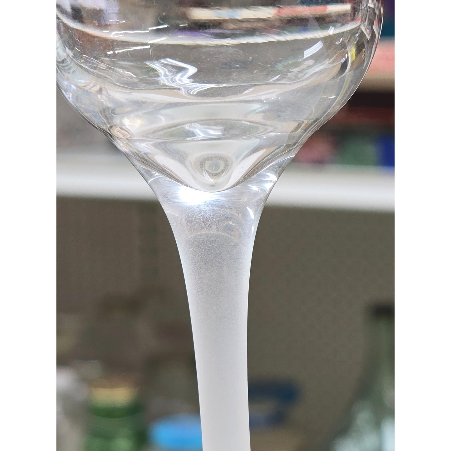 Frosted Glass Long Stemmed Candle Tealight Holders Votive