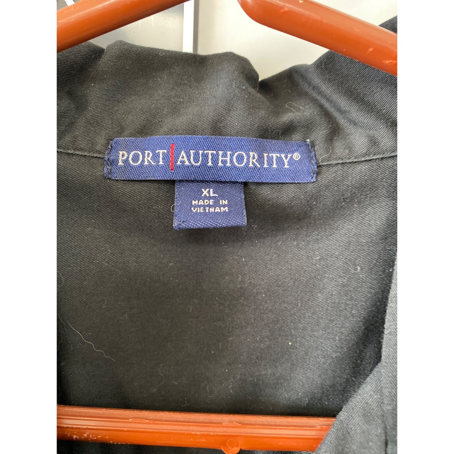 Port Authority Knuckleheads Bowling & Amusement Park Shirt XL Black & Blue