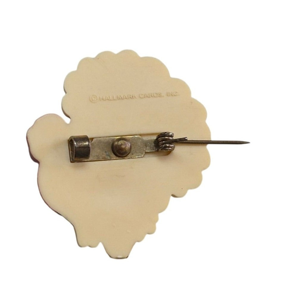 Hallmark Thanksgiving Tom Turkey Pin Vintage Jewelry Brooch