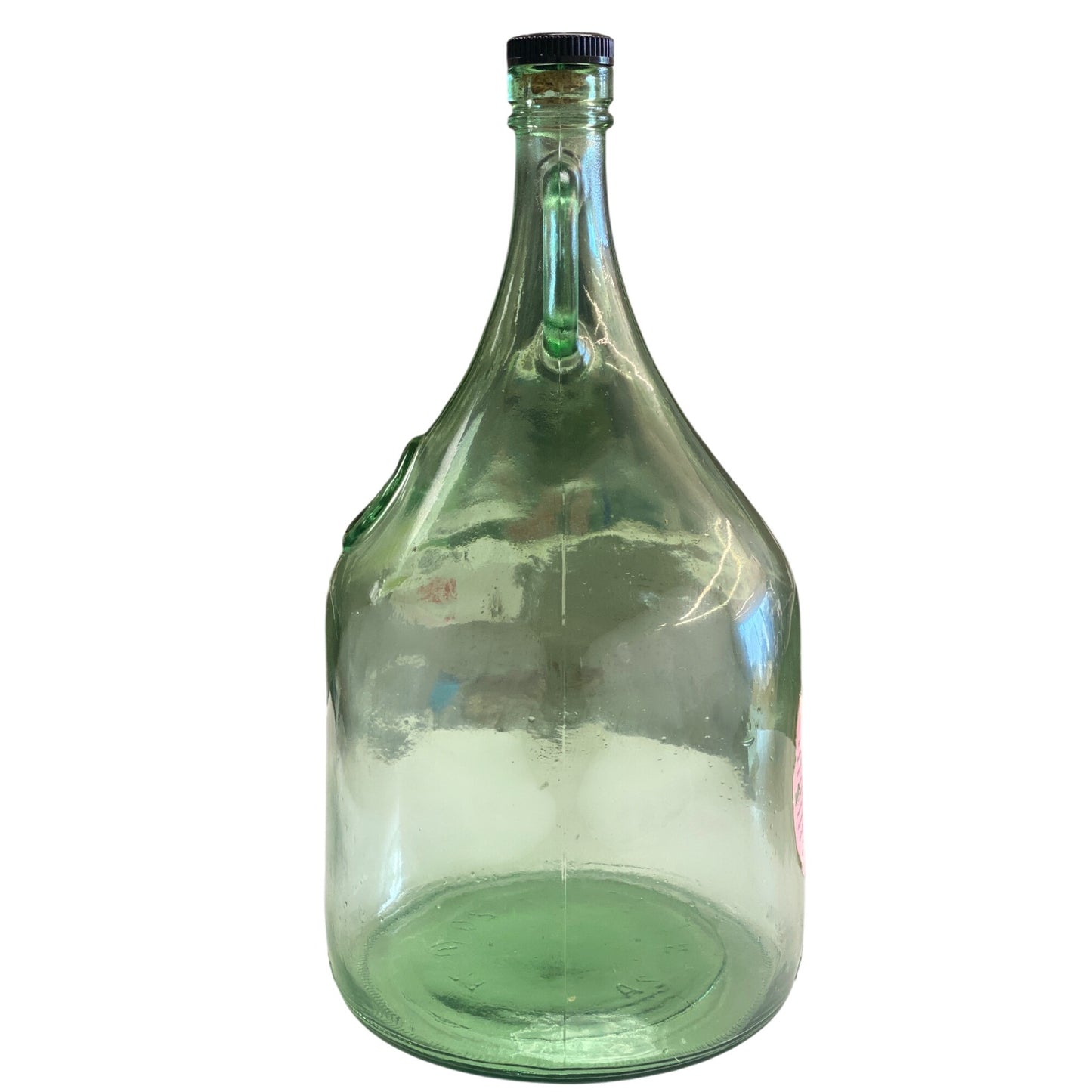 Paul Masson Vintage Green Glass Jug 1 Gallon With Handle