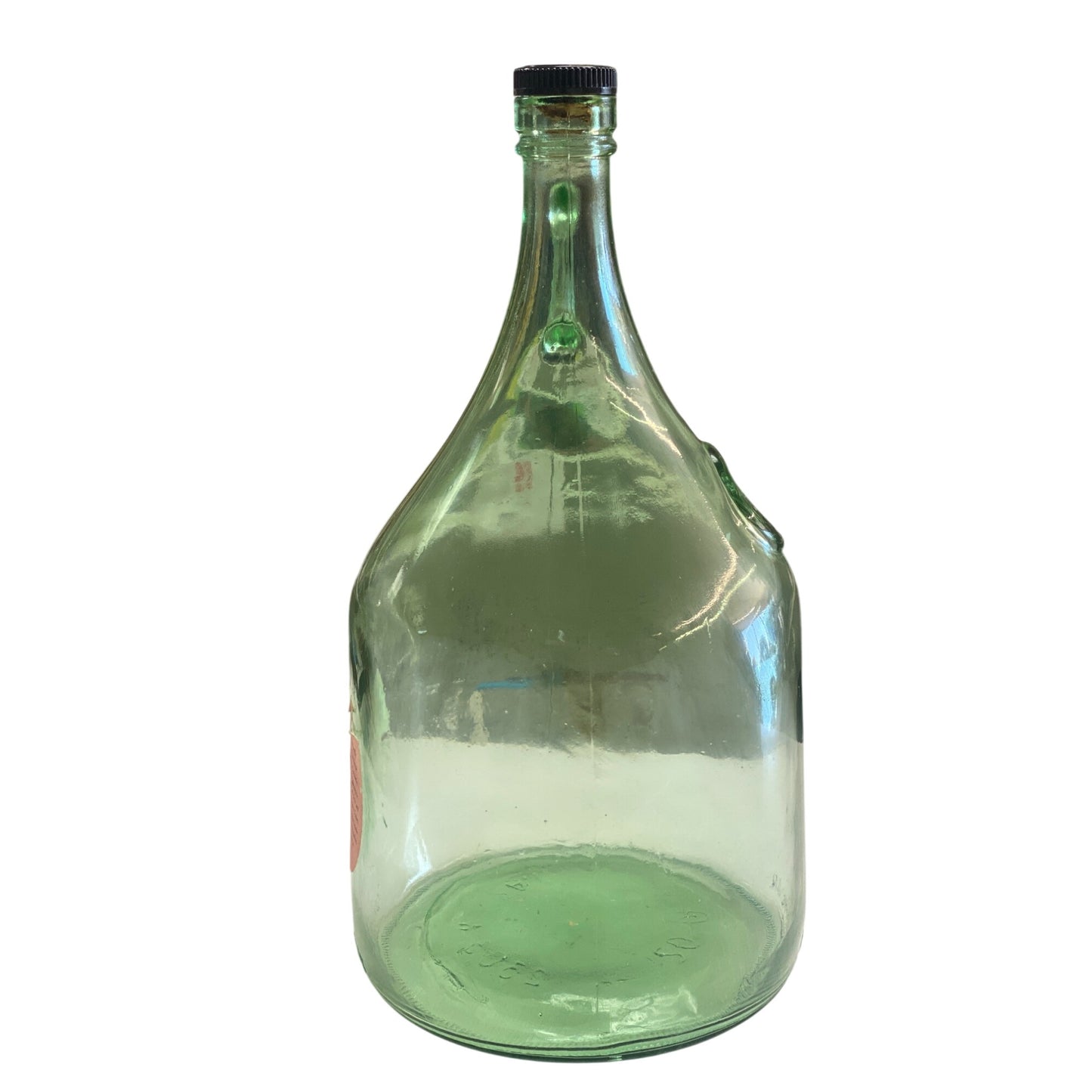Paul Masson Vintage Green Glass Jug 1 Gallon With Handle
