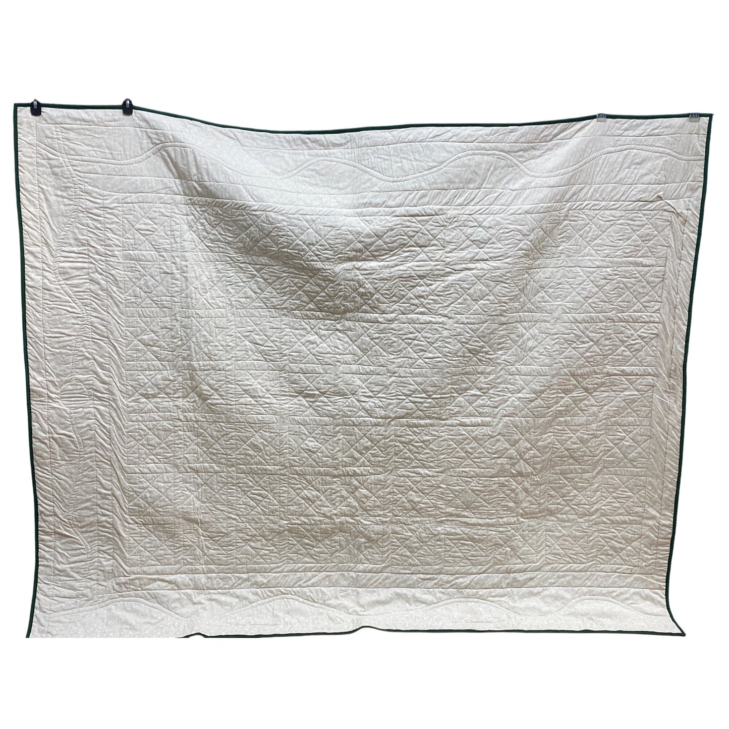 Handmade Patchwork Star Quilt Multicolor