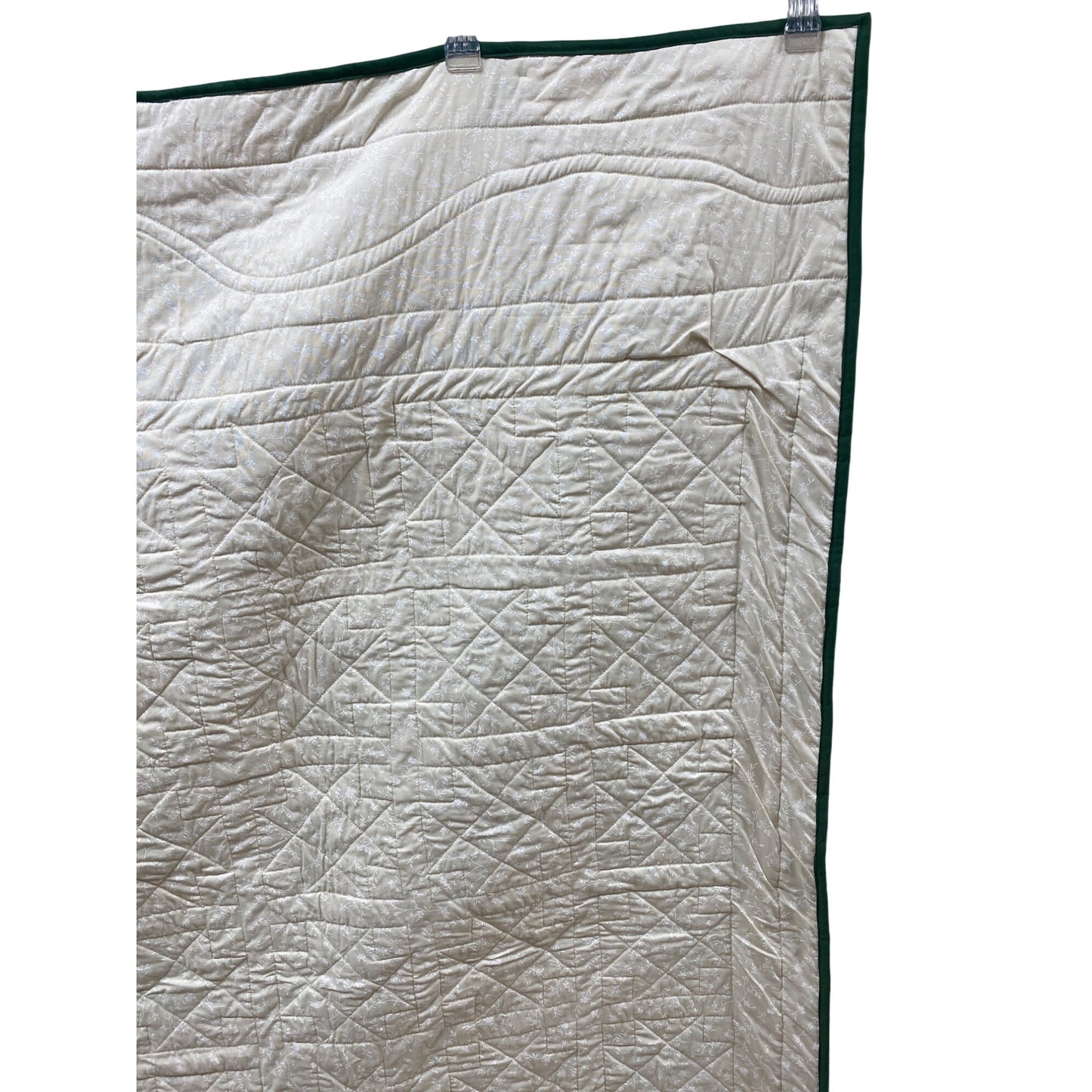 Handmade Patchwork Star Quilt Multicolor