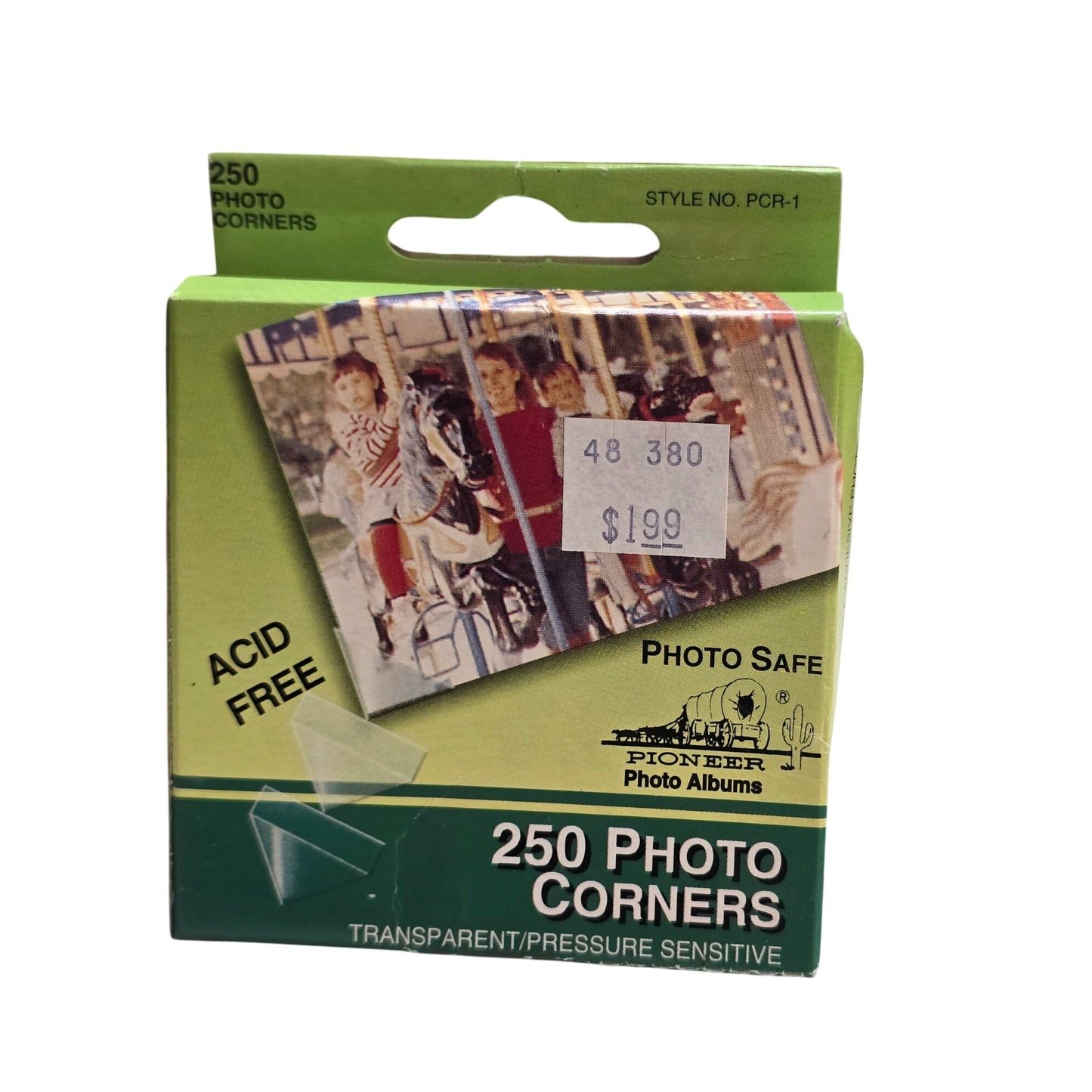 Pioneer Photo Corners 250 Transparent Self-Adhesive Mounting Corners Scrapbook Album Preservation Kit