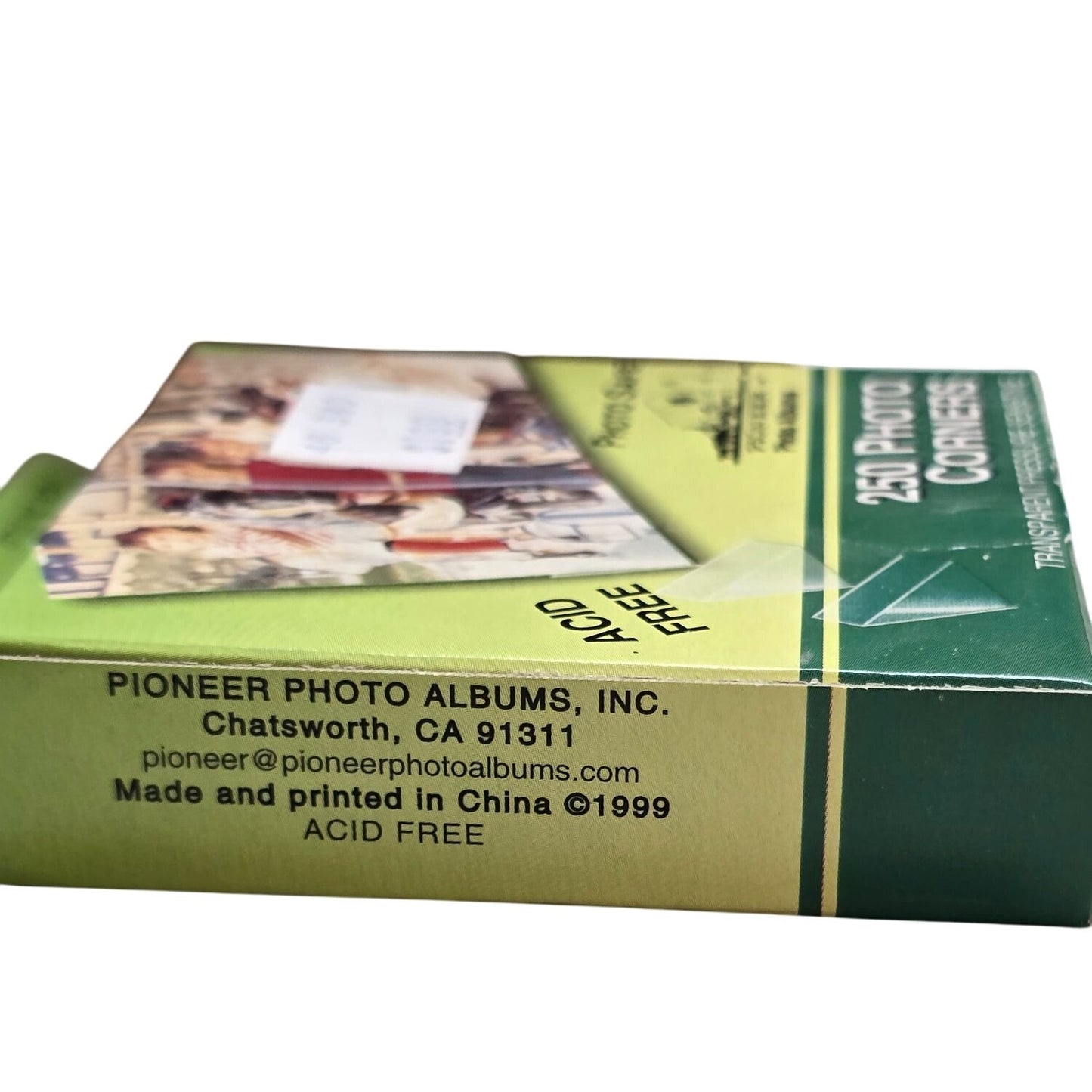 Pioneer Photo Corners 250 Transparent Self-Adhesive Mounting Corners Scrapbook Album Preservation Kit