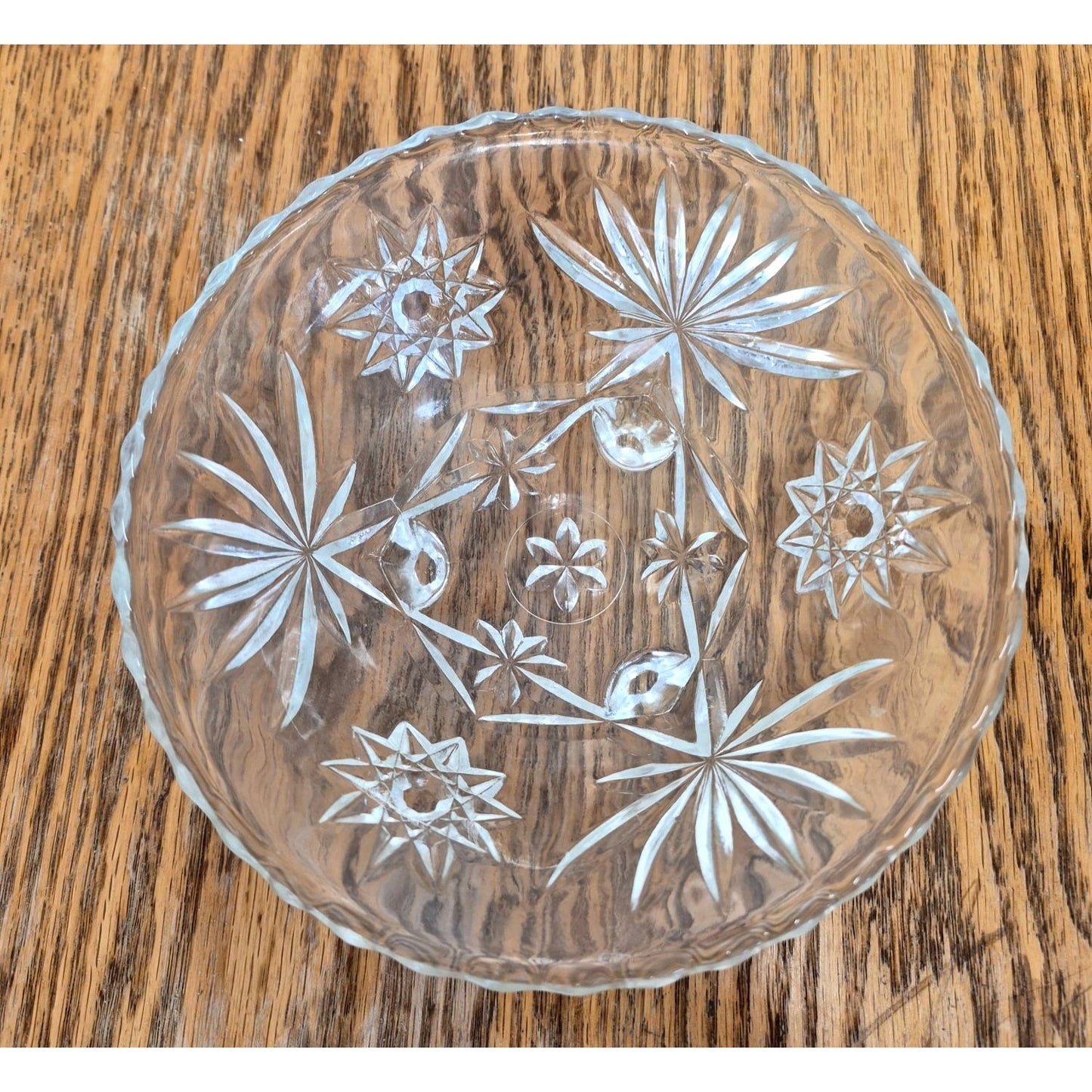 Vintage Footed Bowl Starburst