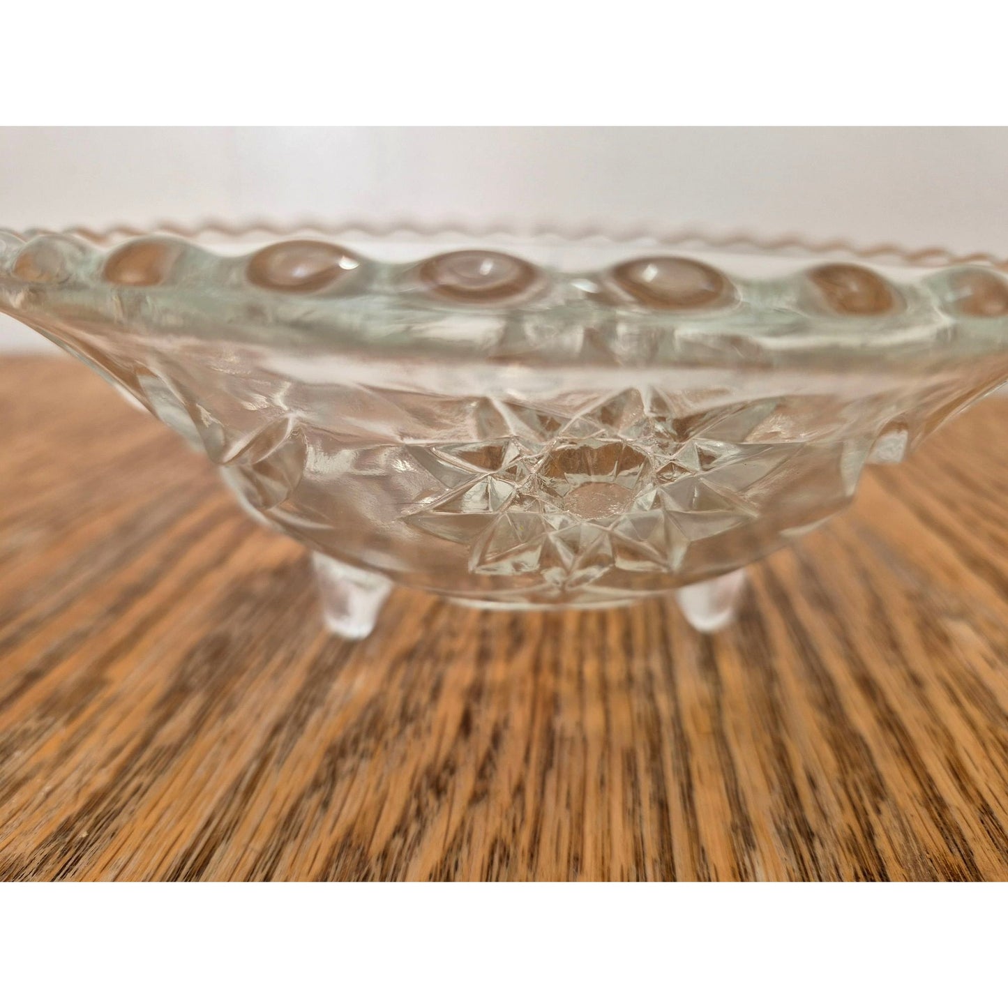 Vintage Footed Bowl Starburst