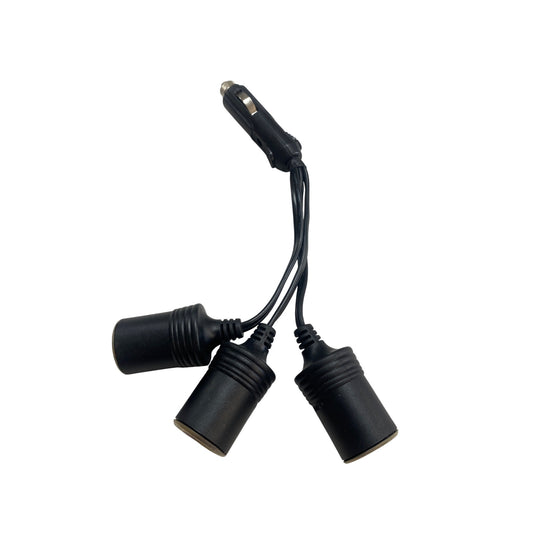 3-Way Car Cigarette Lighter Socket Splitter Adapter