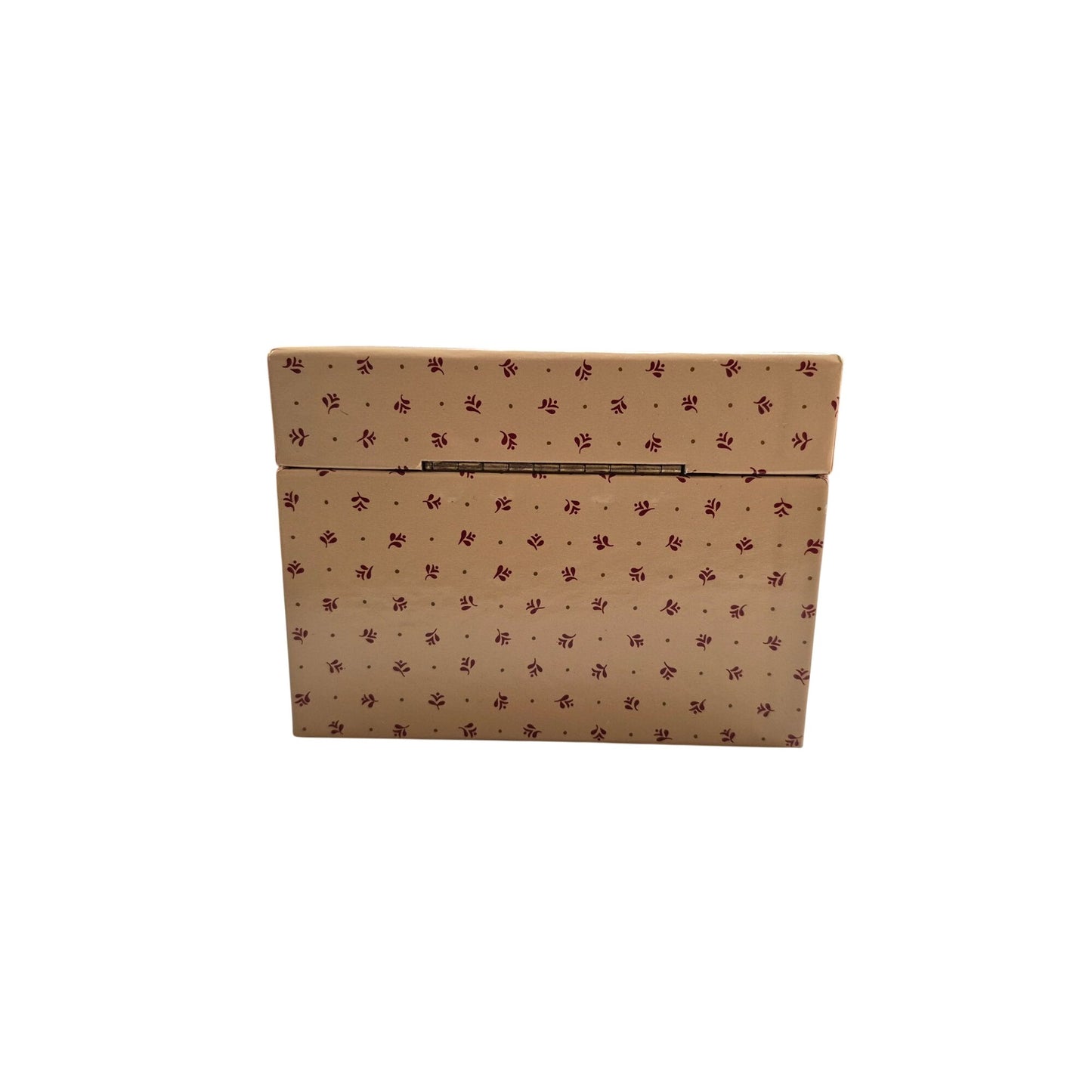 NEW Avon Country Christmas Recipe Box  1982