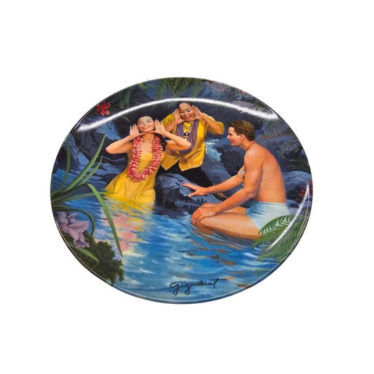 Limited Edition Knowles South Pacific Plate "Happy Talk" By Elaine Gignilliat With Certificate Of Authenticity