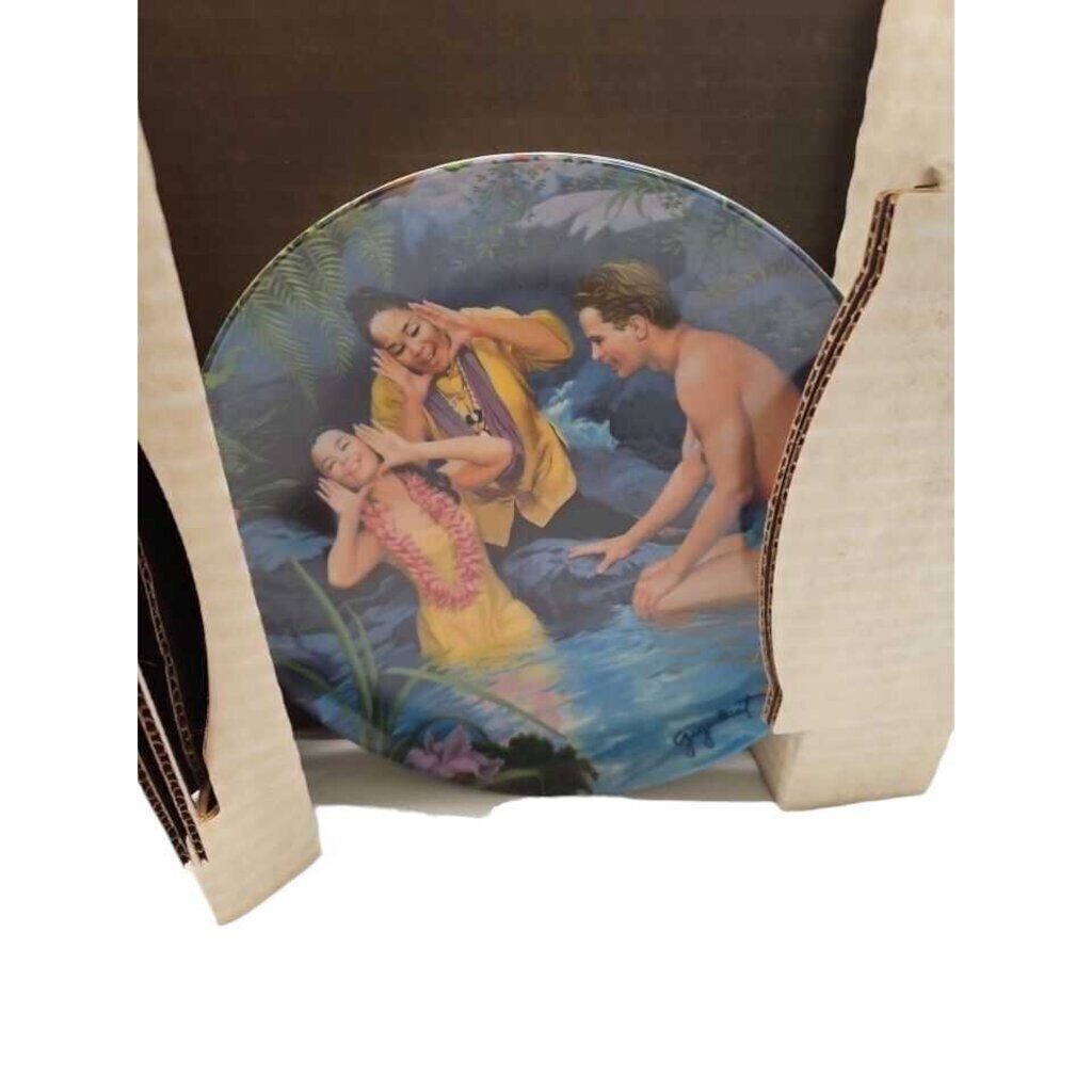 Limited Edition Knowles South Pacific Plate "Happy Talk" By Elaine Gignilliat With Certificate Of Authenticity