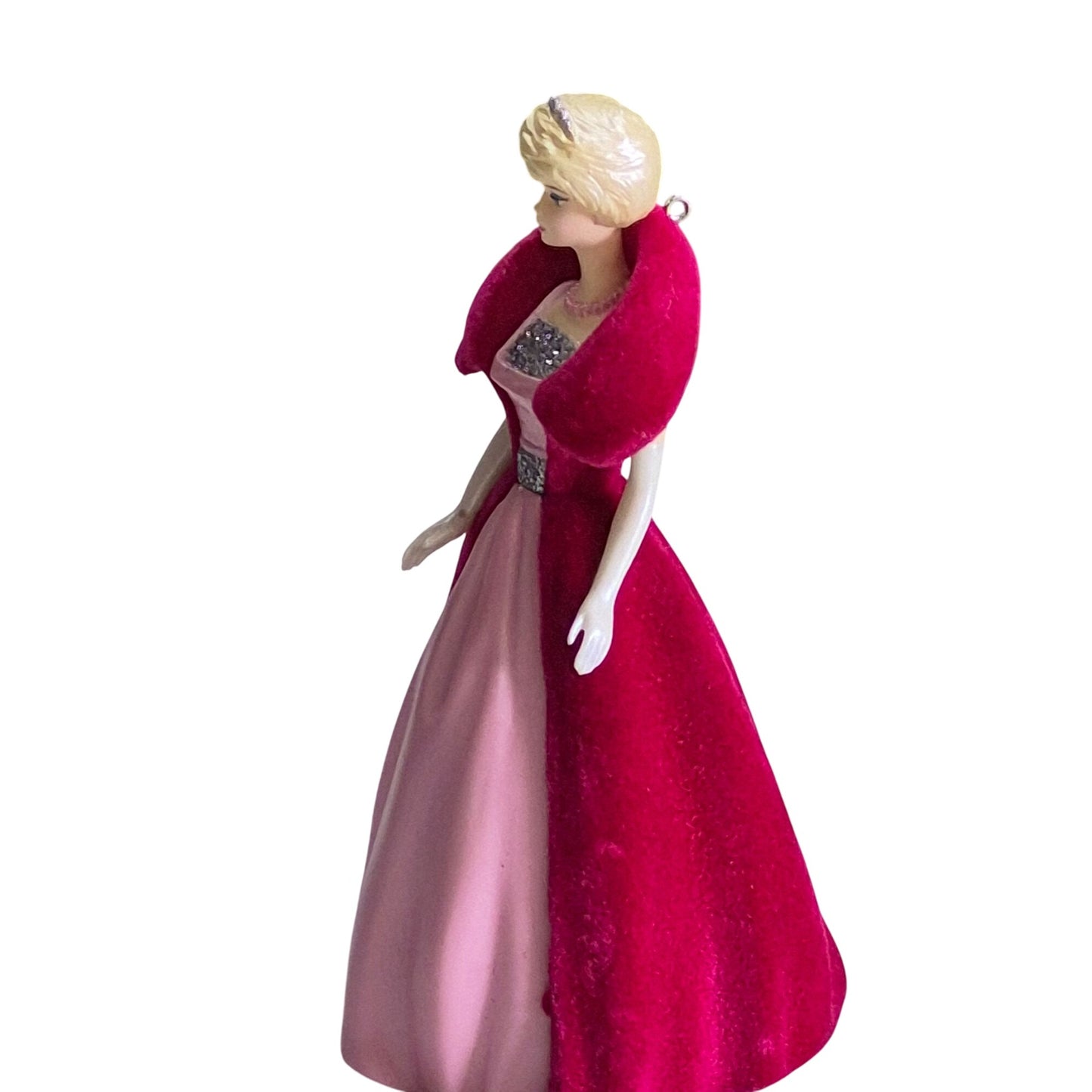 2002 Hallmark Barbie Ornament Sophisticated Fashion Lady Keepsake With Box