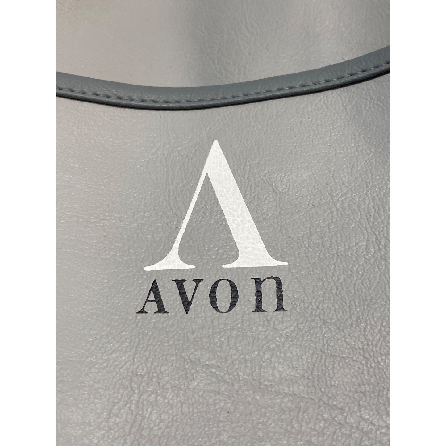 Avon Light Gray Faux Leather Tote Bag With Multiple Compartments & Double Straps - Spacious & Stylish For Everyday Use