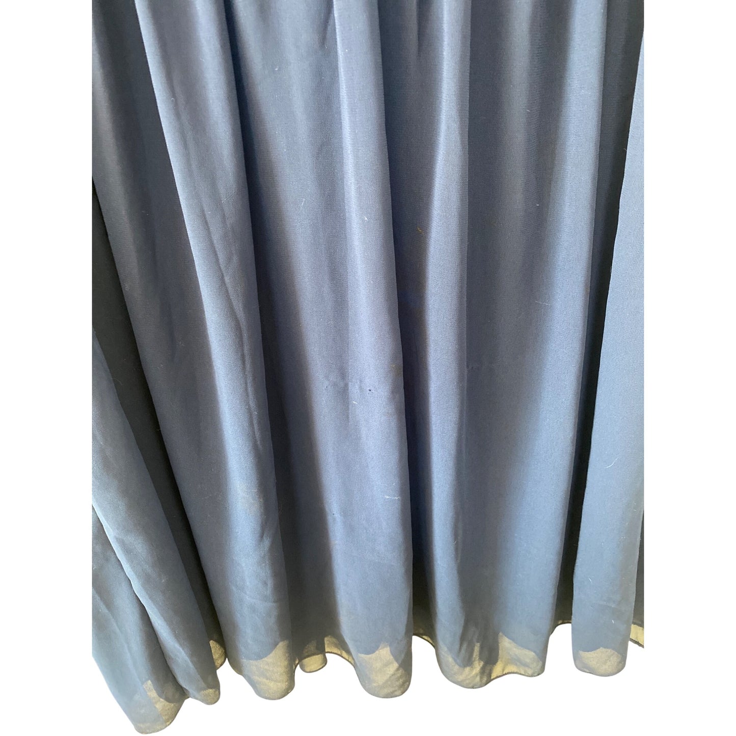 Shein Curve 4XL Blue Lace Overlay Short Sleeve Dress