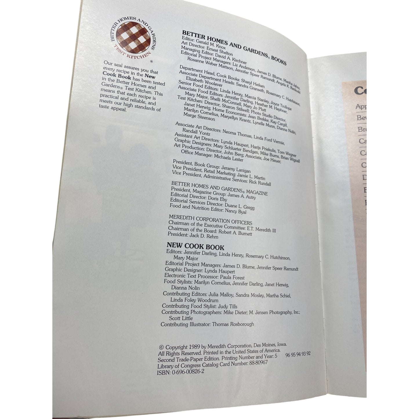 Better Homes & Gardens New Cook Book Paperback