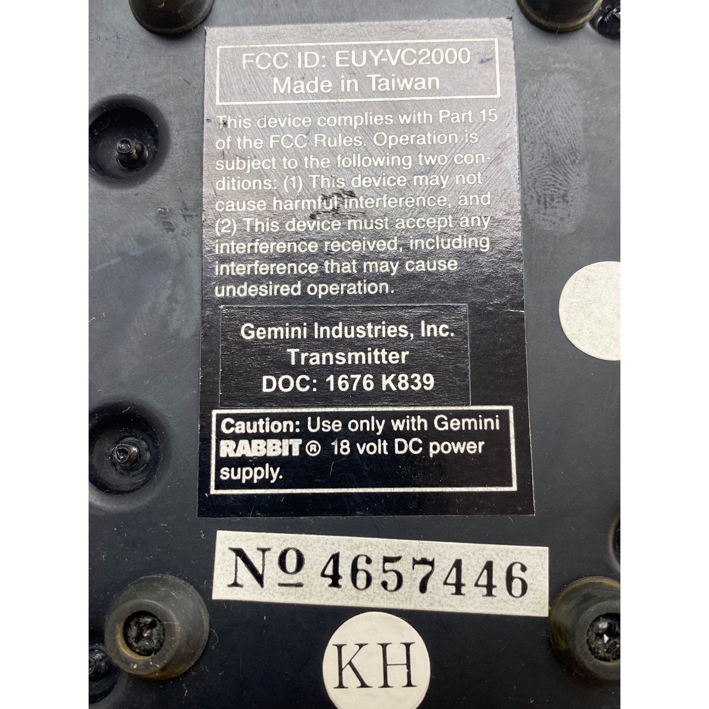 Gemini Transmitter EUYVC2000 Video & Audio Input With Antenna