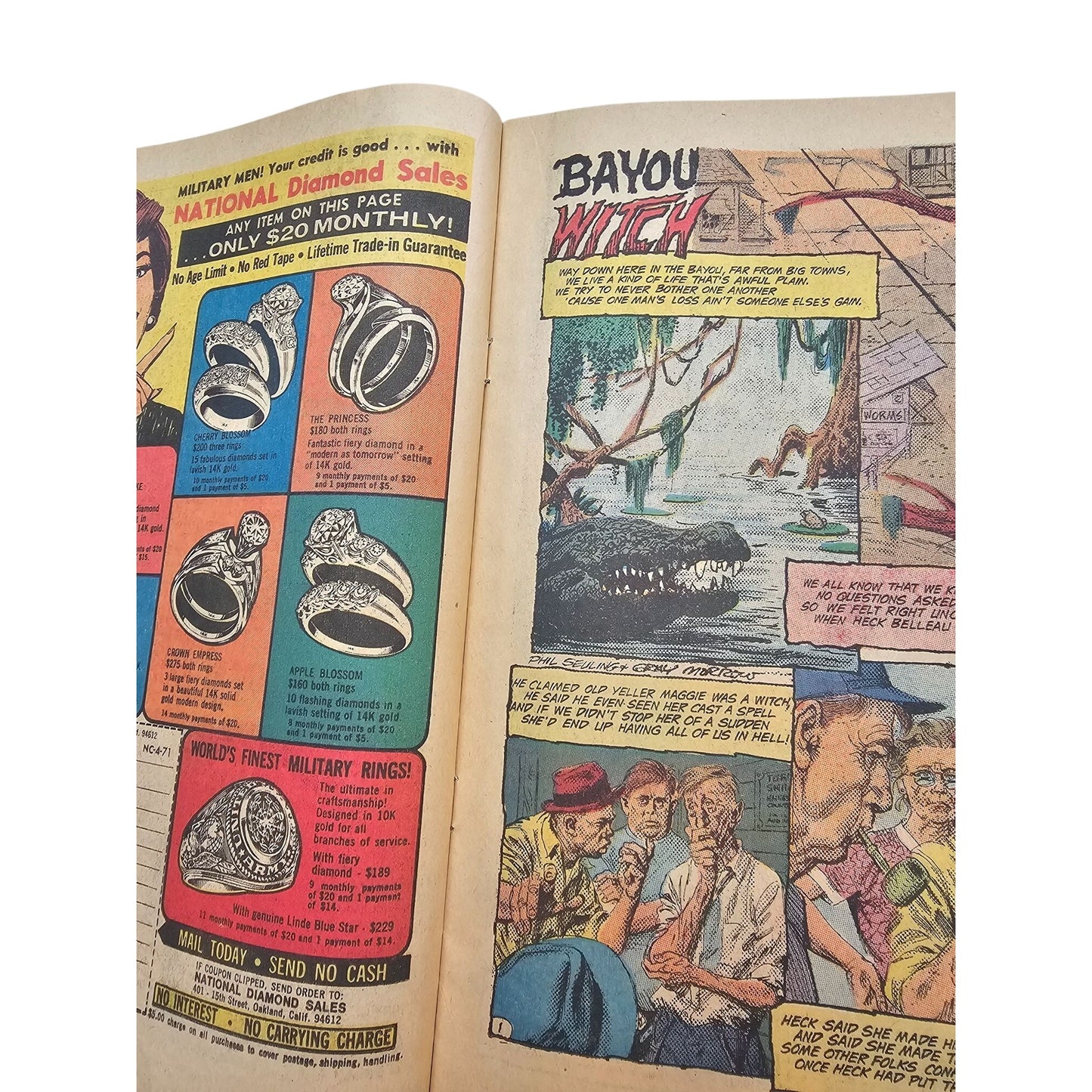 Vintage DC Comics The Witching Hour No. 15 June-July 1971 Horror Comic "I Married A Ghost"