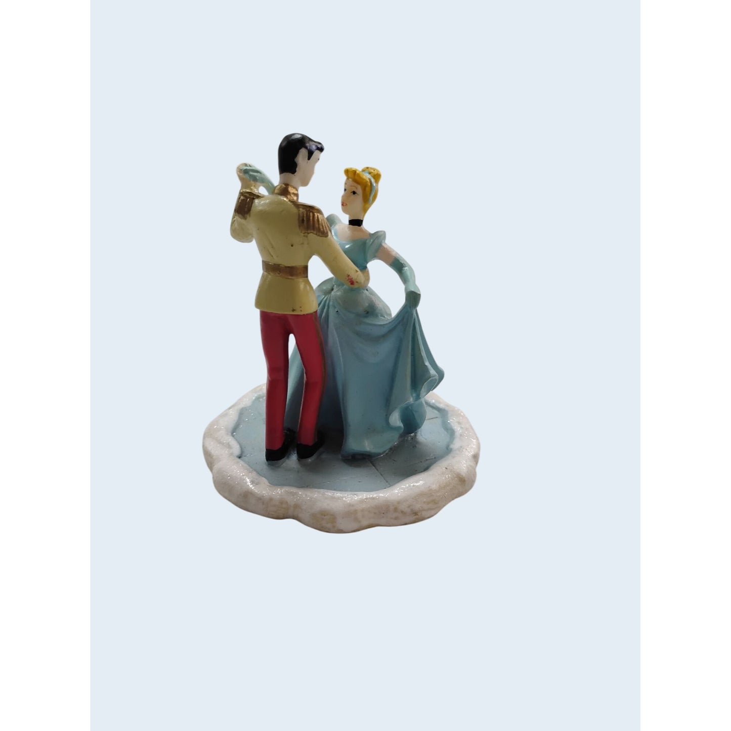 Disney Cinderella Castle Figurine Set W/ Prince & Cinderella Dance + Carriage Collectibles