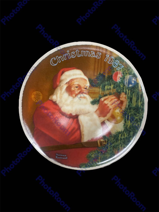 Norman Rockwell Christmas 1987 Plate