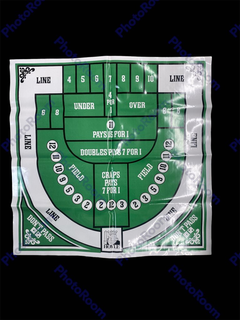 Vintage Hoyle Casino Kit Blackjack Craps Poker Chips Dice Cards Game