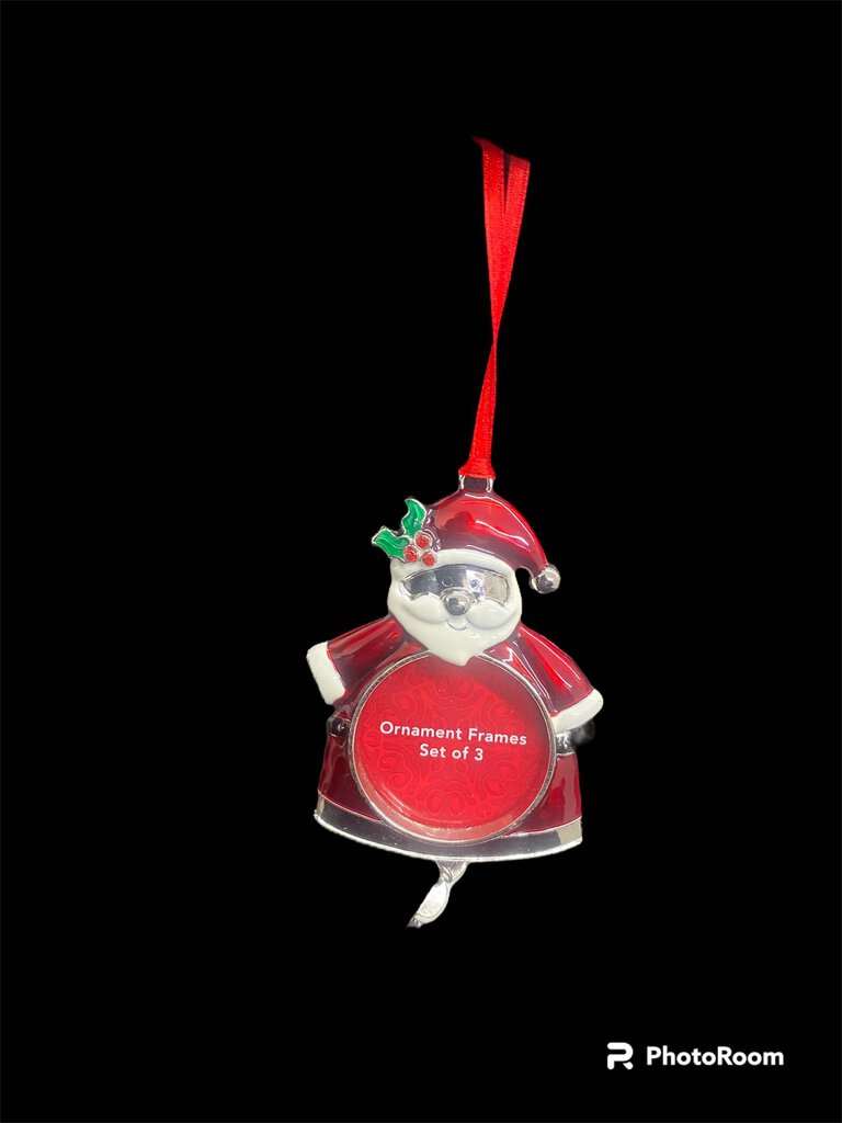St. Nicholas Square Set of 3 Christmas Tree Ornament Frame
