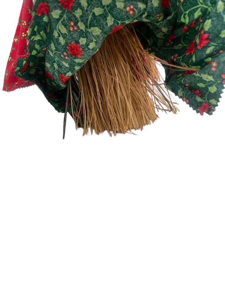 Straw Formed Angel Freestanding Doll Figure 19"