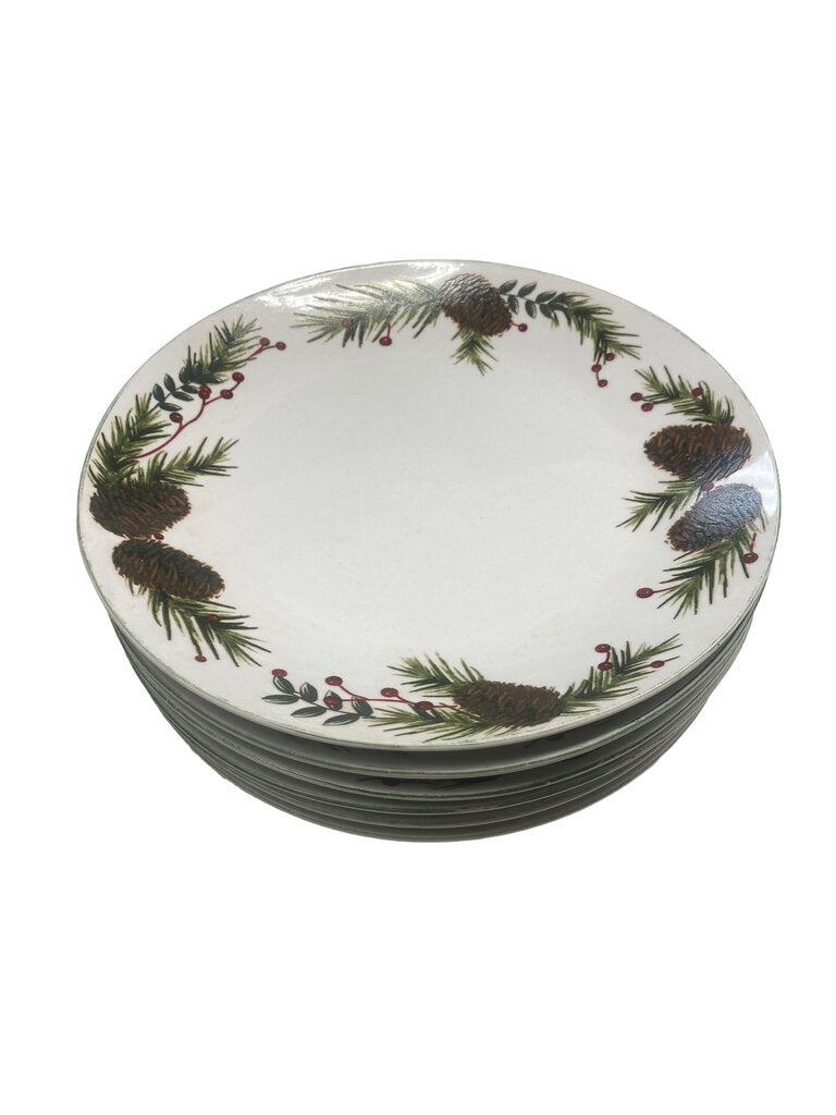 Vintage Pine & Berries Totally Today Dinnerware