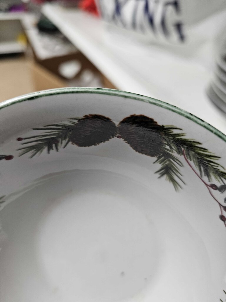 Vintage Pine & Berries Totally Today Dinnerware