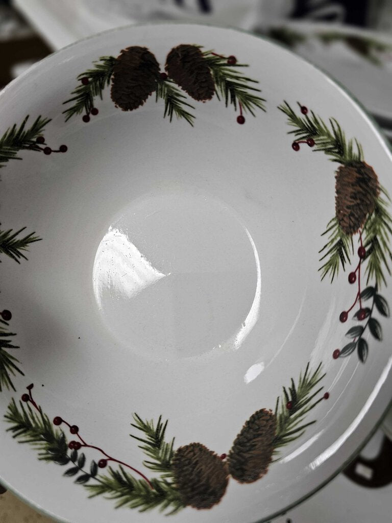Vintage Pine & Berries Totally Today Dinnerware