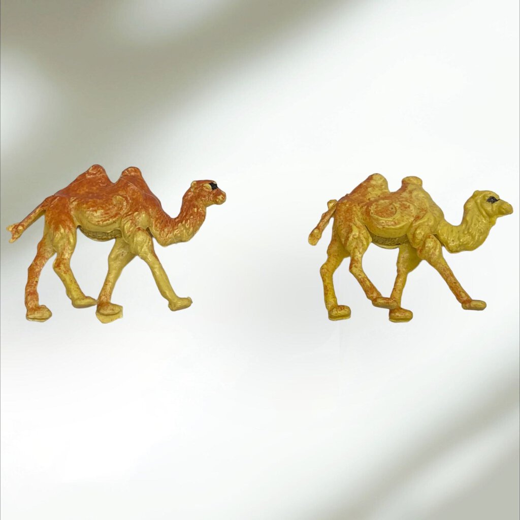 VINTAGE 1993 B. Shackman co. inc. Miniature Noah's Ark Set Plastic Animals