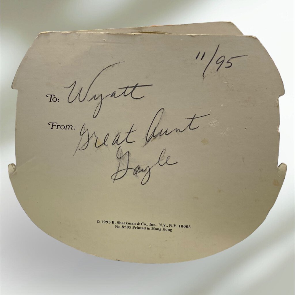 VINTAGE 1993 B. Shackman co. inc. Miniature Noah's Ark Set Plastic Animals