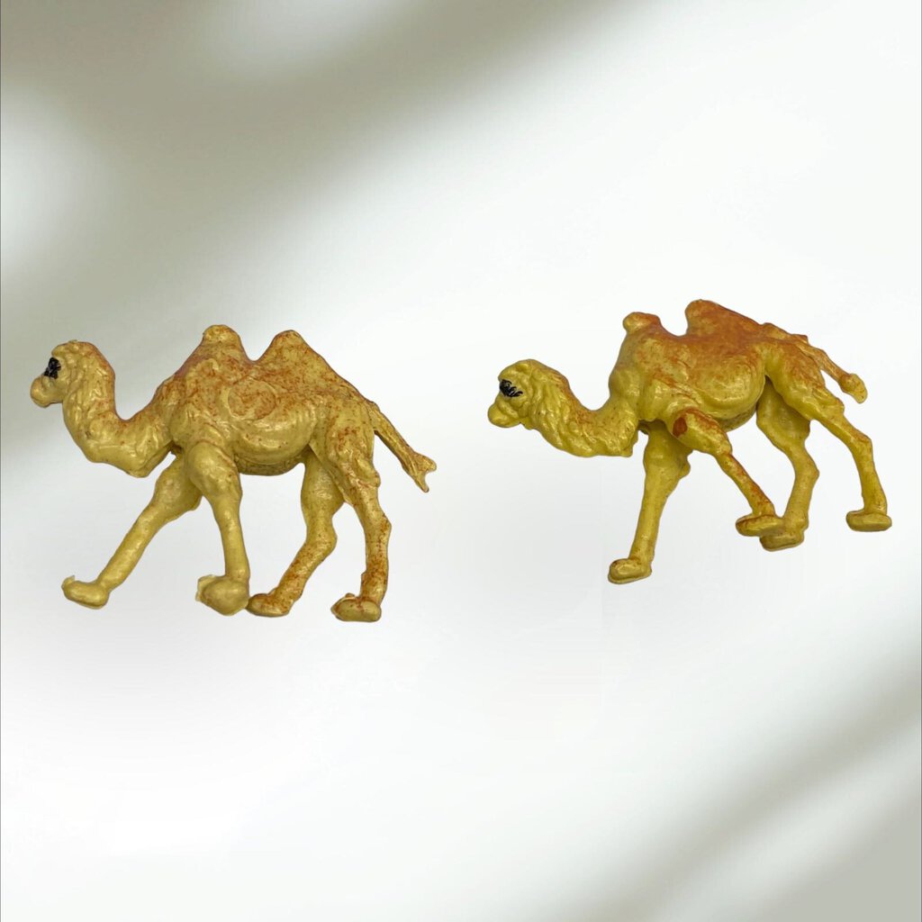 VINTAGE 1993 B. Shackman co. inc. Miniature Noah's Ark Set Plastic Animals