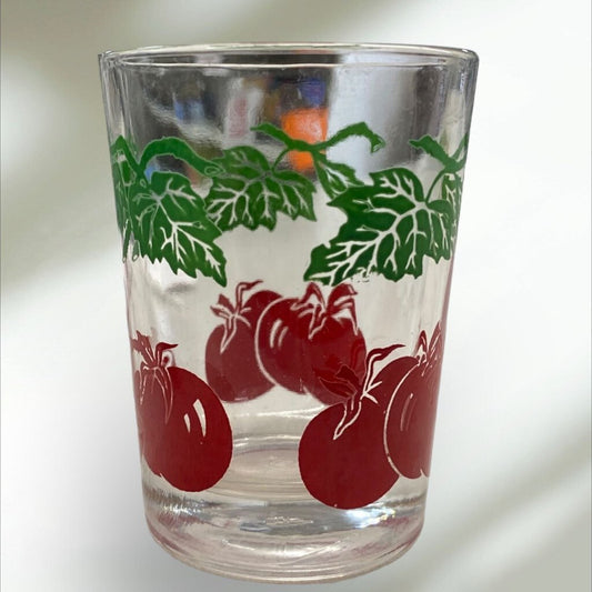 Vintage 1950"s Federal Tomato Juice Glass 3" tall