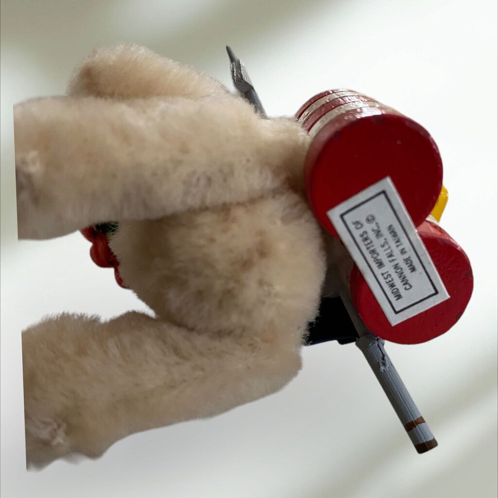 Scuba Diving Bear Orniment 4" Tall