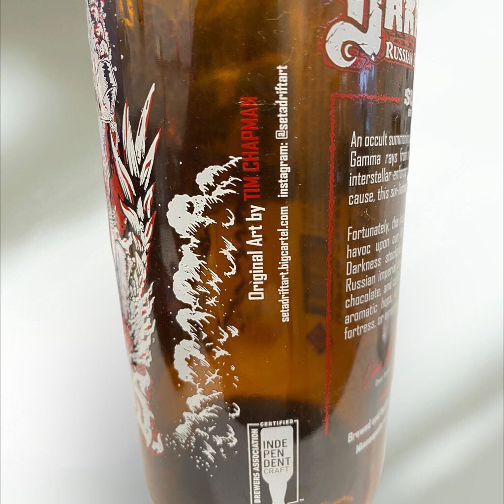 Surly Brewing Co Horror Art Bottle Darkness Russian Imperial Stout