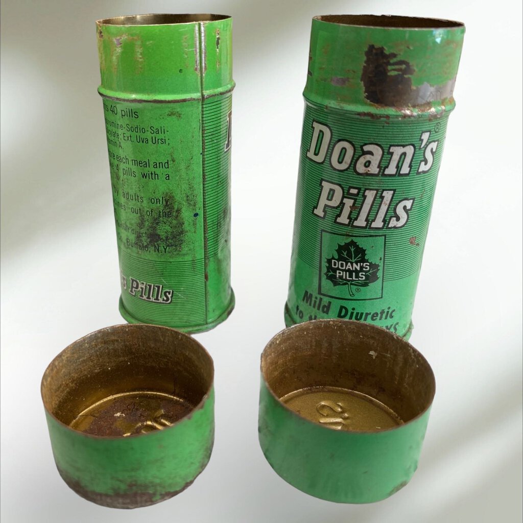 Vintage Doan's Pills Advertising Tin