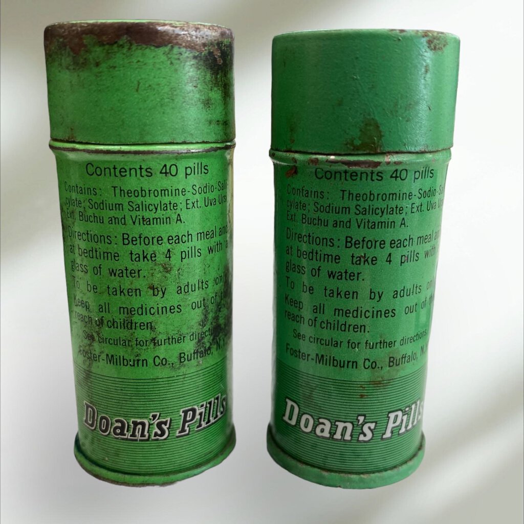 Vintage Doan's Pills Advertising Tin
